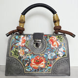 Bolso gris para mujer BOLZ8793