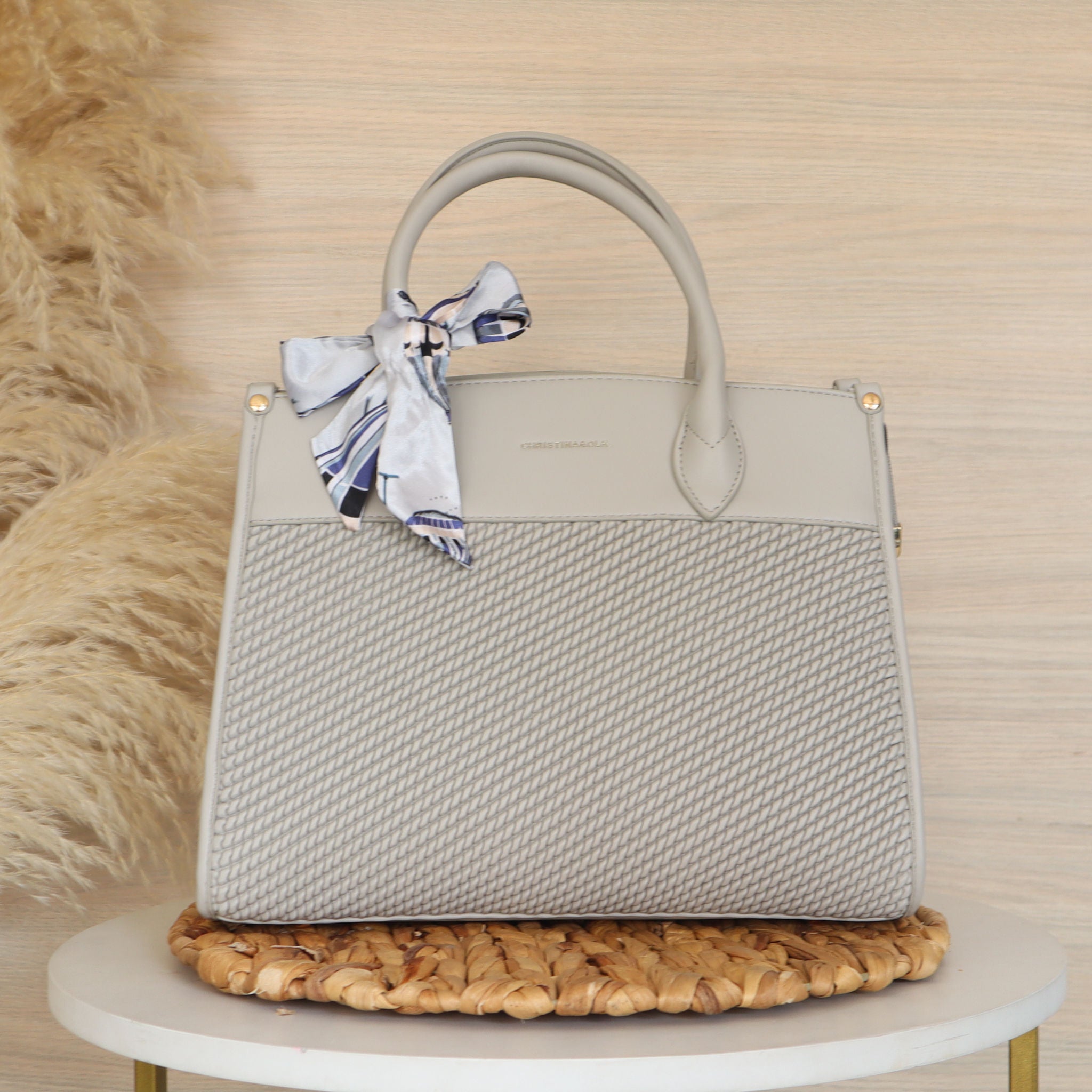 Bolso gris para mujer BOLZ8900