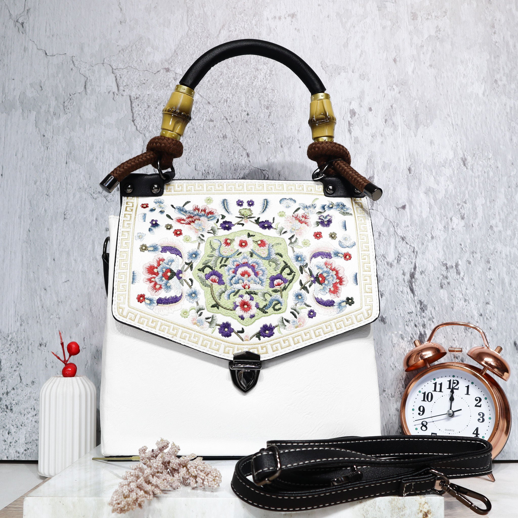 Bolso beige para mujer BOLZ8923
