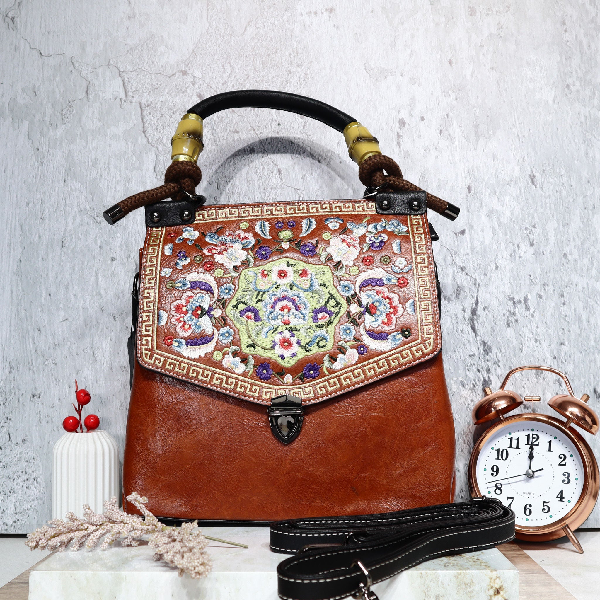 Bolso caramelo para mujer BOLZ8923