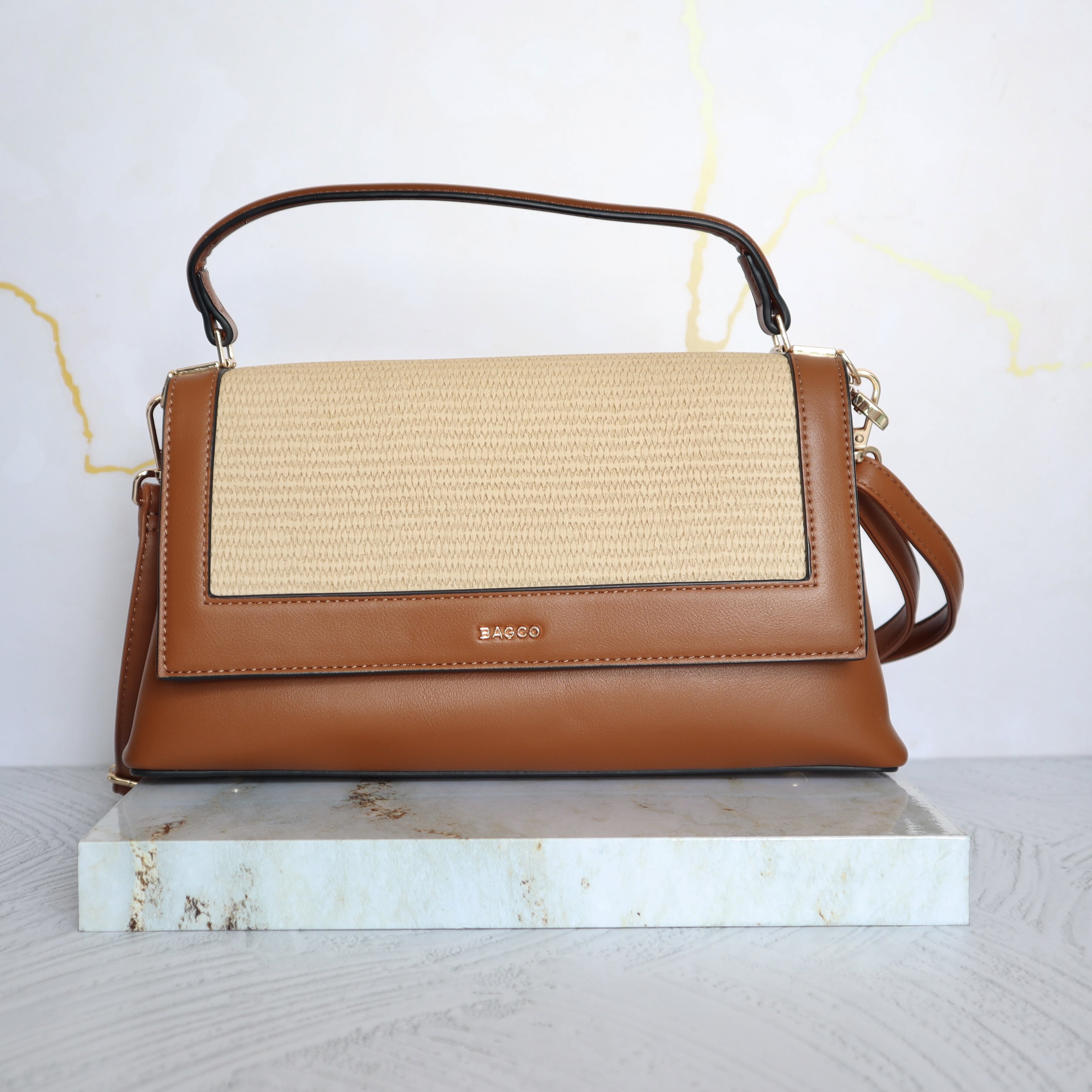Bolso miel x beige para mujer BOLZ9033