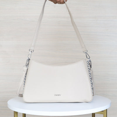 Bolso beige para mujer BOLZ9852