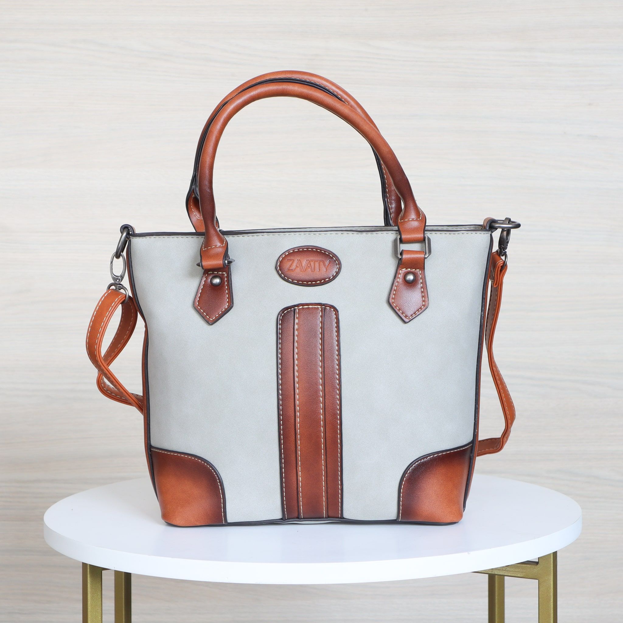 Bolso gris para mujer BOLZ99383