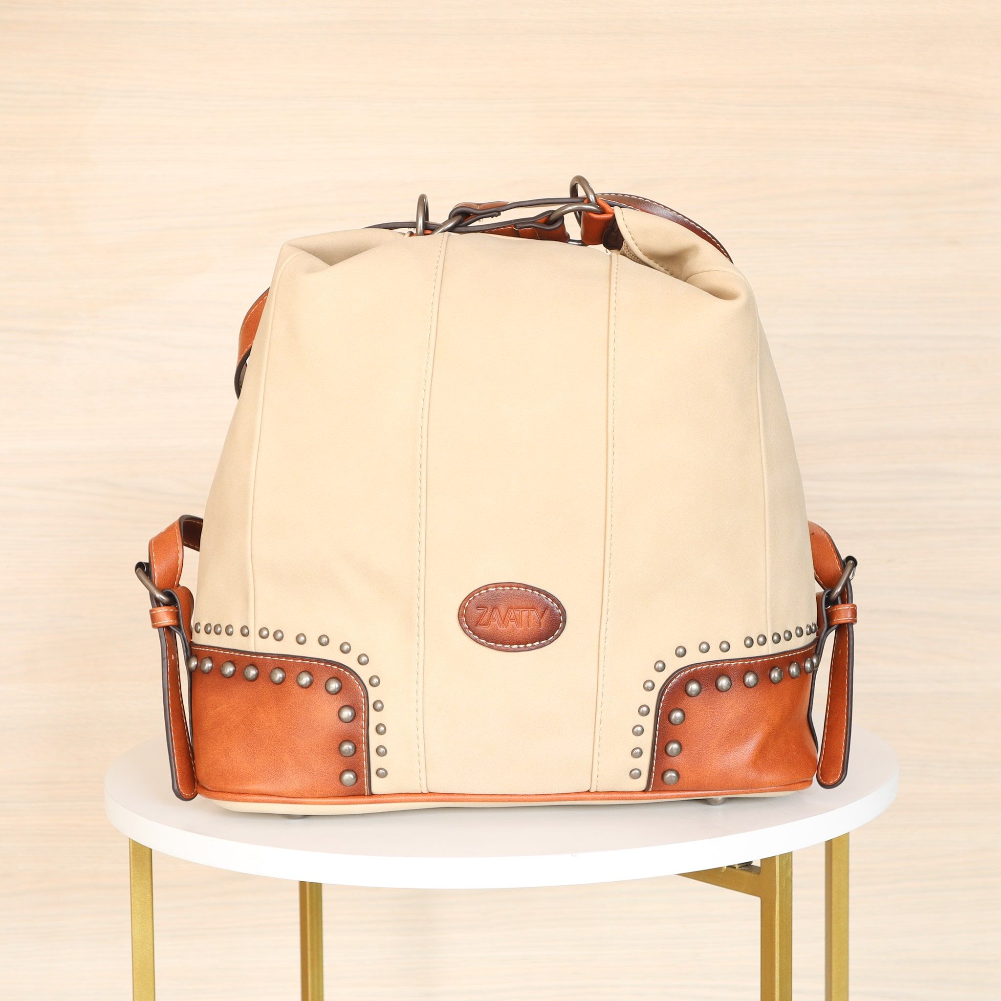 Bolso beige para mujer BOLZ99507