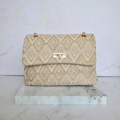 Manos libres beige para mujer BOLZPRINT1