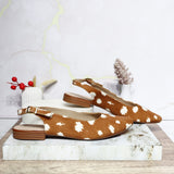 Baleta bambi miel para mujer 1480-Z147