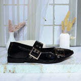 Baleta negro charol para mujer 1678-Z147