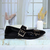 Baleta negro charol para mujer 1678-Z147