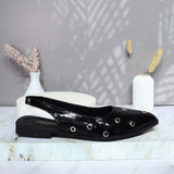 Baleta negro charol para mujer 1717-Z147