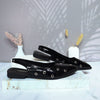 Baleta negro charol para mujer 1717-Z147