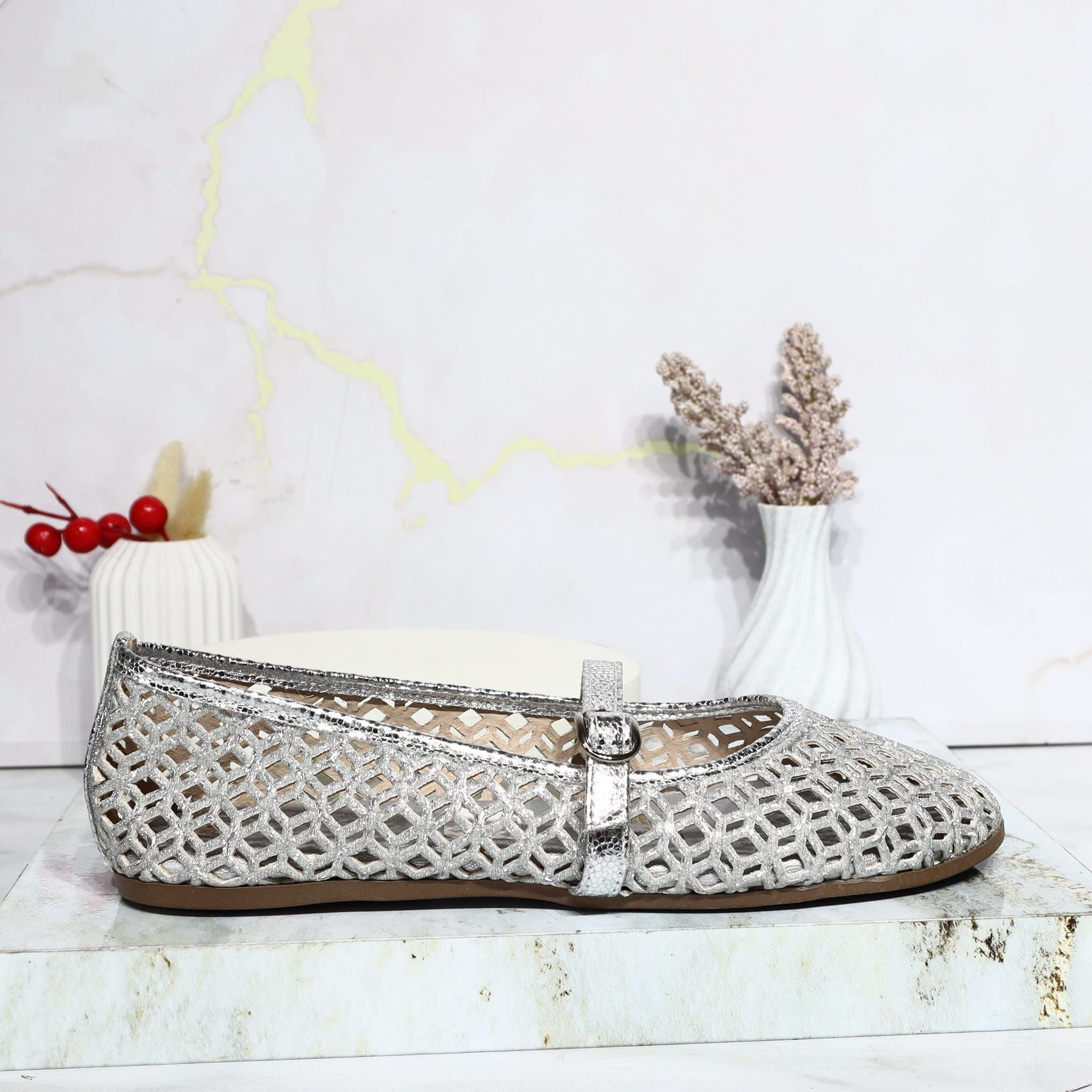 Baleta plata para mujer 3110-Z720