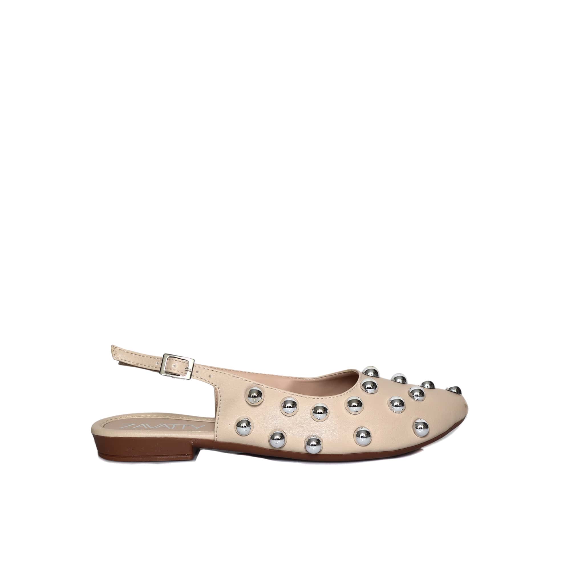 Baleta beige para mujer 430-Z191