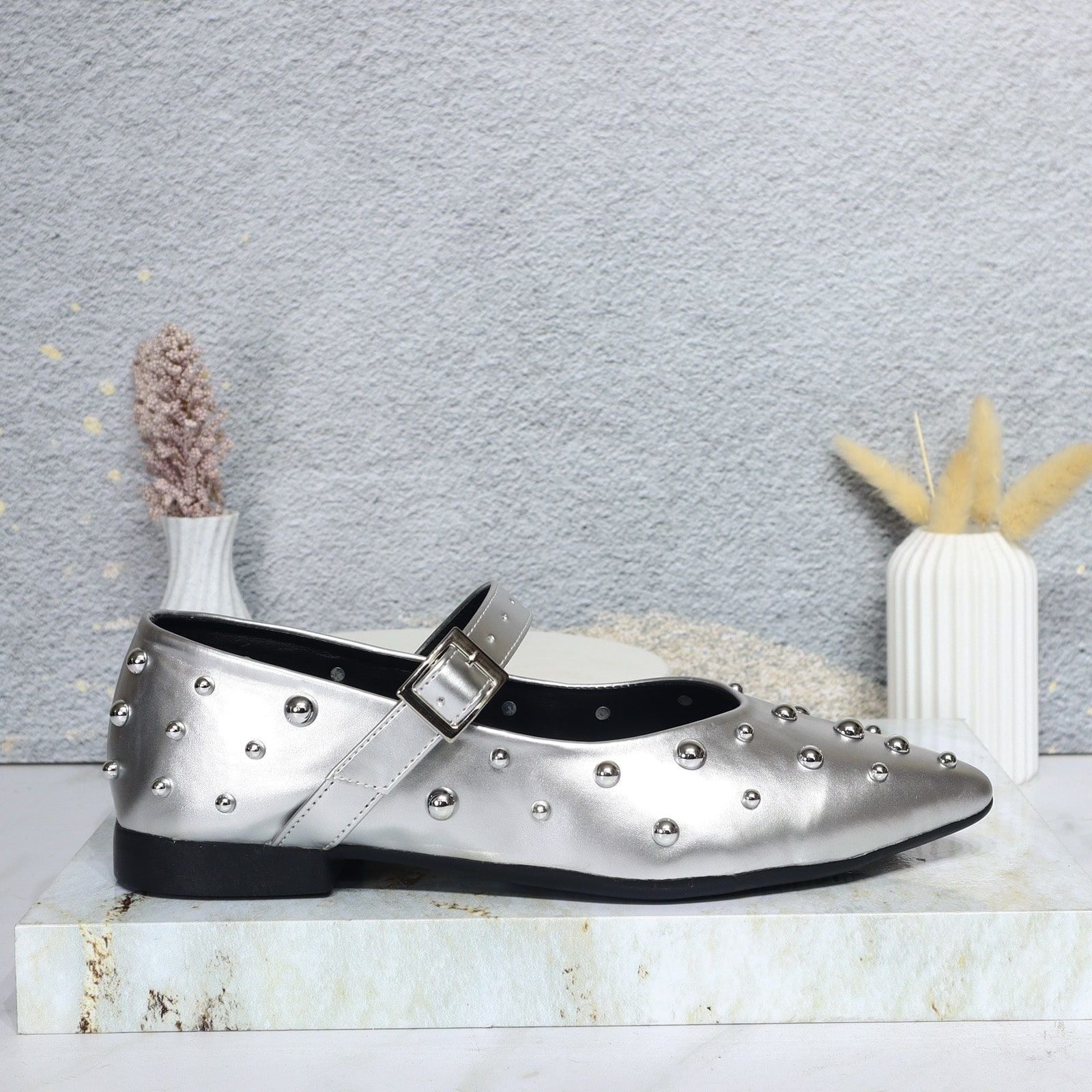 Baleta plata para mujer A301-Z436