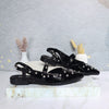 Baleta negro charol para mujer A304-Z436