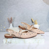 Baleta nude charol para mujer A304-Z436