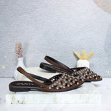 Baleta chocolate para mujer A312-Z436