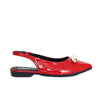 Baleta rojo charol para mujer J100-Z436