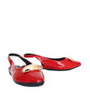 Baleta rojo charol para mujer J100-Z436