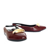 Baleta vinotinto charol para mujer J100-Z436