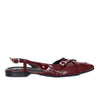 Baleta vinotinto charol para mujer J105-Z436