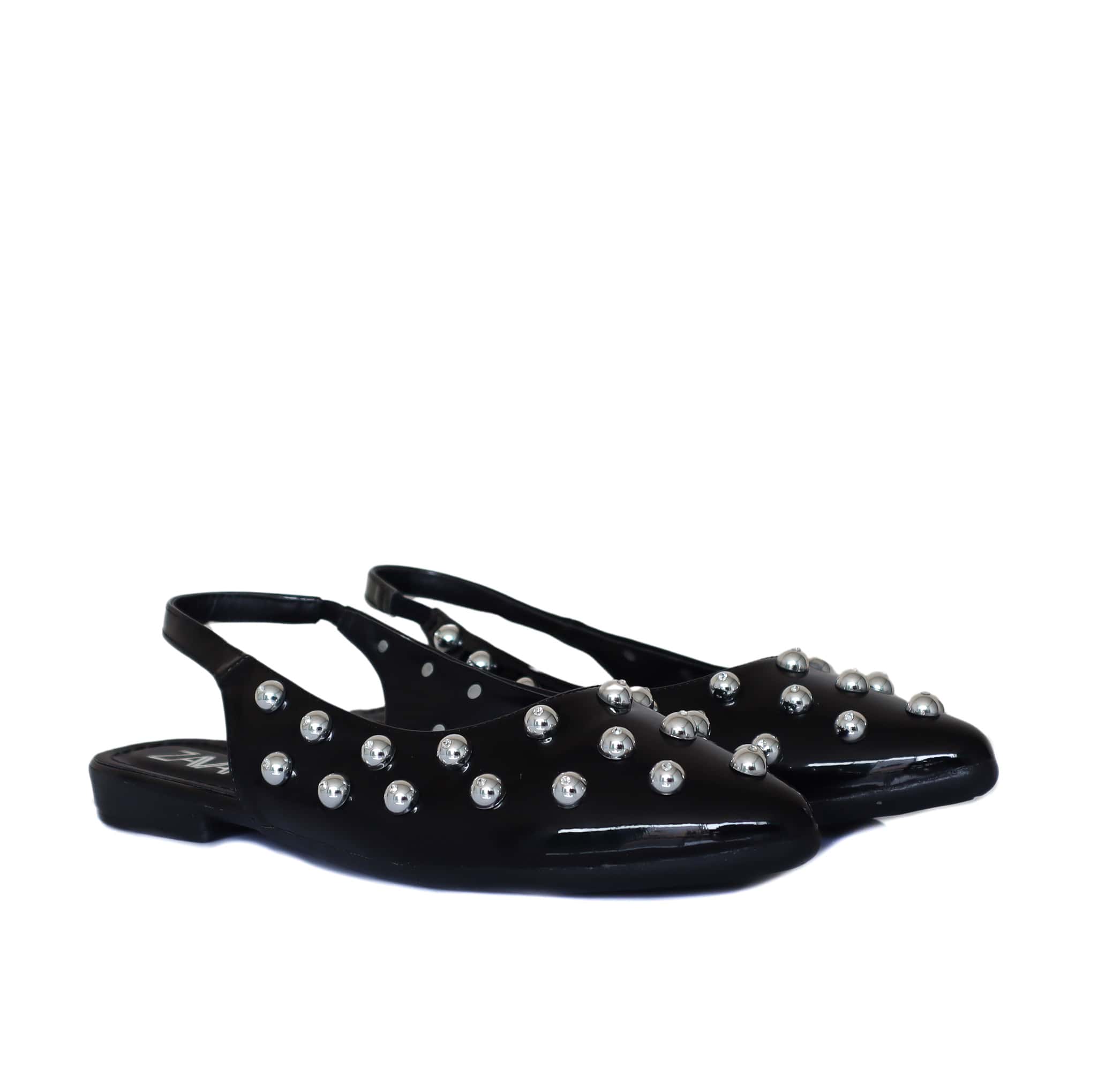 Baleta negro charol para mujer J106-Z436