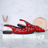 Baleta rojo charol para mujer J106-Z436