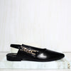 Baleta destalonada negro para mujer K626-Z436