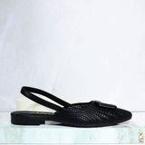 Baleta cerrada negro para mujer K663-Z436