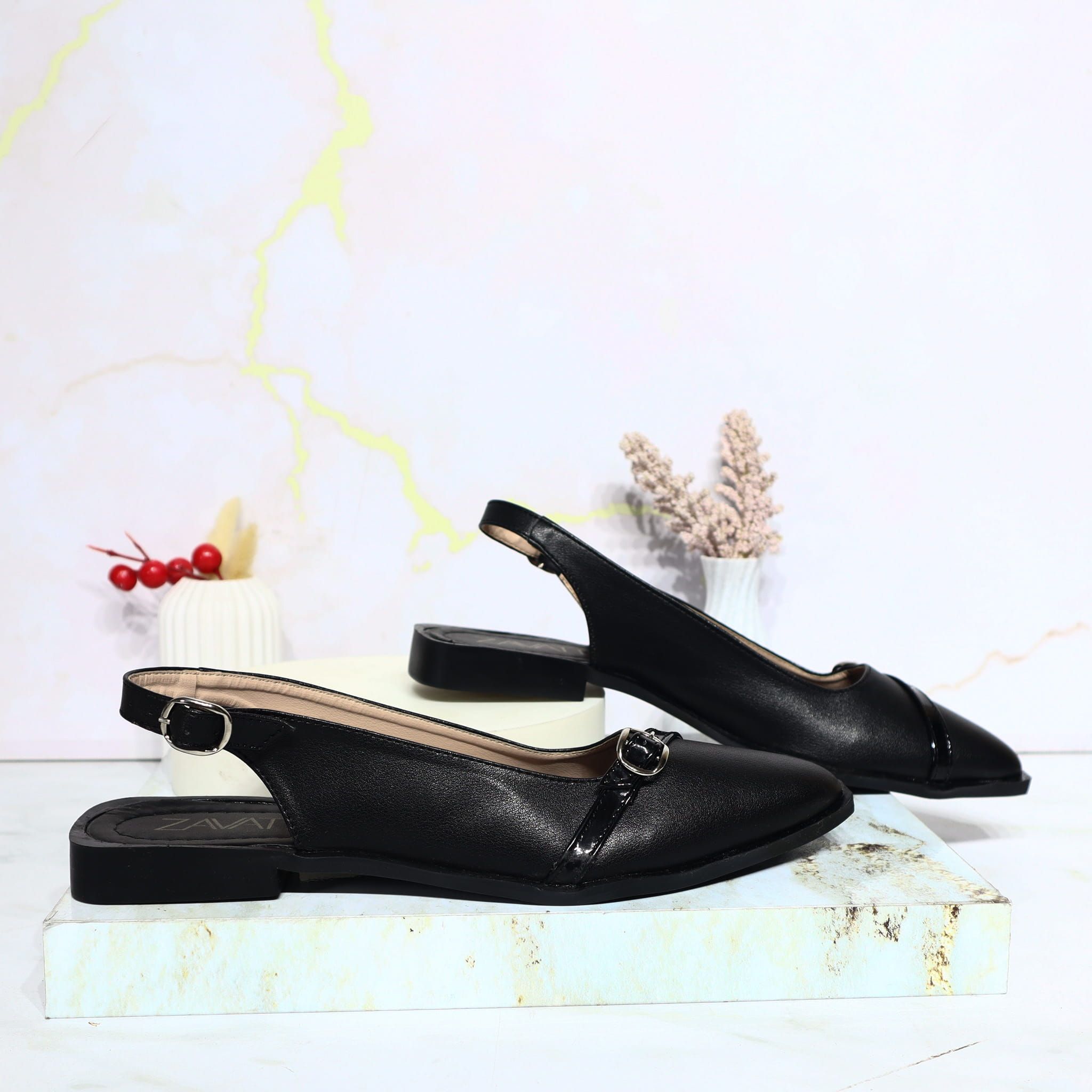 Baleta negro charol para mujer T806-Z490