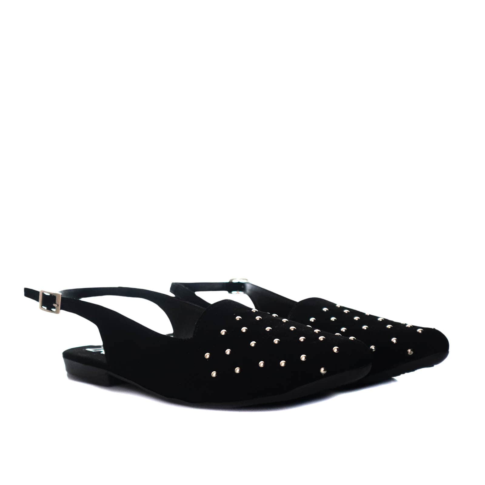 Baleta negro nobuck para mujer TORINA-Z680