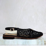 Baleta cerrada negro para mujer V015-Z84