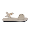 Sandalia plana gris para mujer M81-Z446