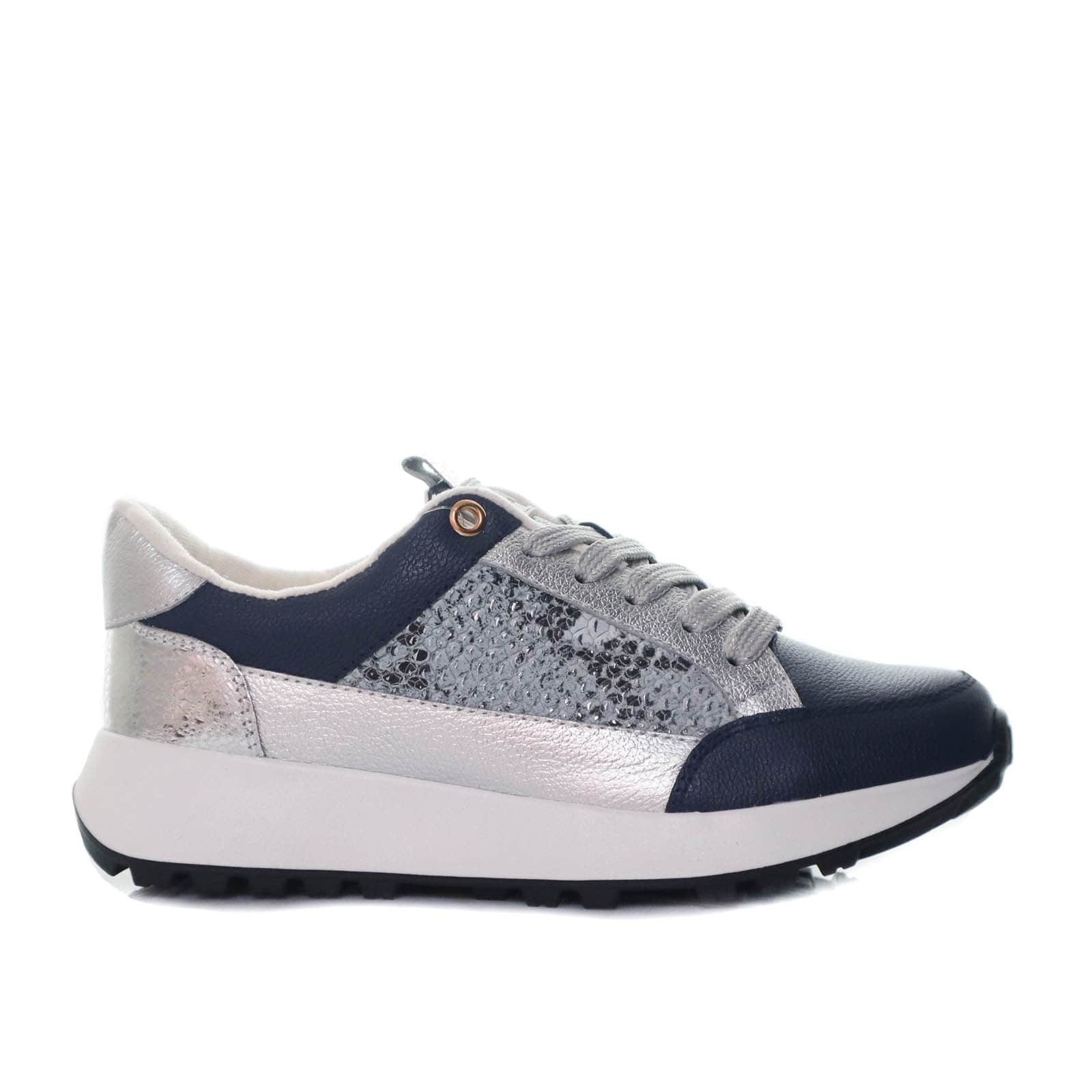 Bolichero azul x plata para mujer TAC943