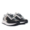 Tenis negro x plata para mujer TACT931