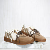 Tenis cafe claro para mujer 0110-Z695