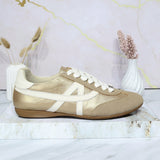 Tenis oro x talco cuero para mujer A202-Z495