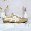 Tenis oro x talco cuero para mujer A202-Z495