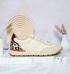 Tenis talco x vinotinto cuero para mujer A220-Z495