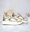 Tenis talco x champaña x taupe para mujer TAC947