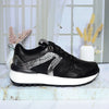 Tenis negro x folia para mujer TAC952