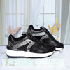 Tenis negro x folia para mujer TAC952