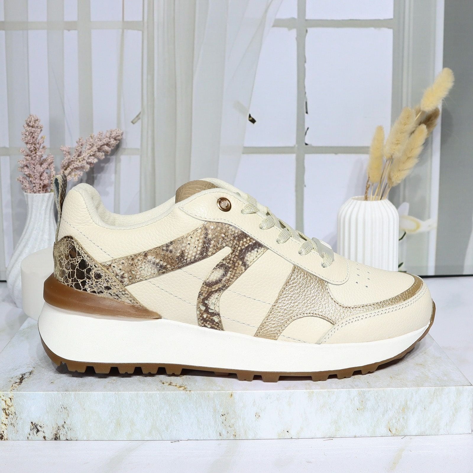 Tenis talcoxdoradoxfolia para mujer TAC952