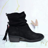 Bota negro para mujer 055-Z227