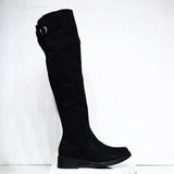 Bota plana negro para mujer 1201-Z279