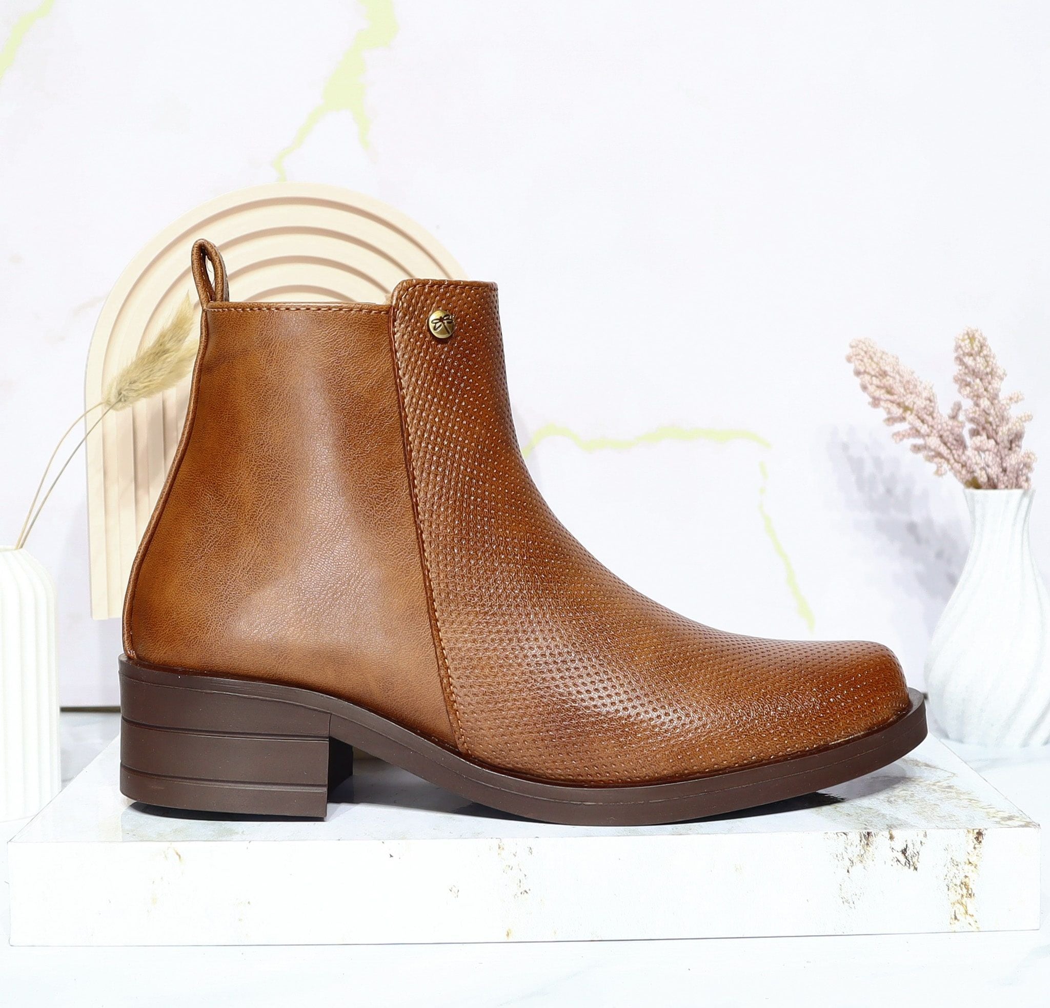 Botin miel para mujer 1400-Z126