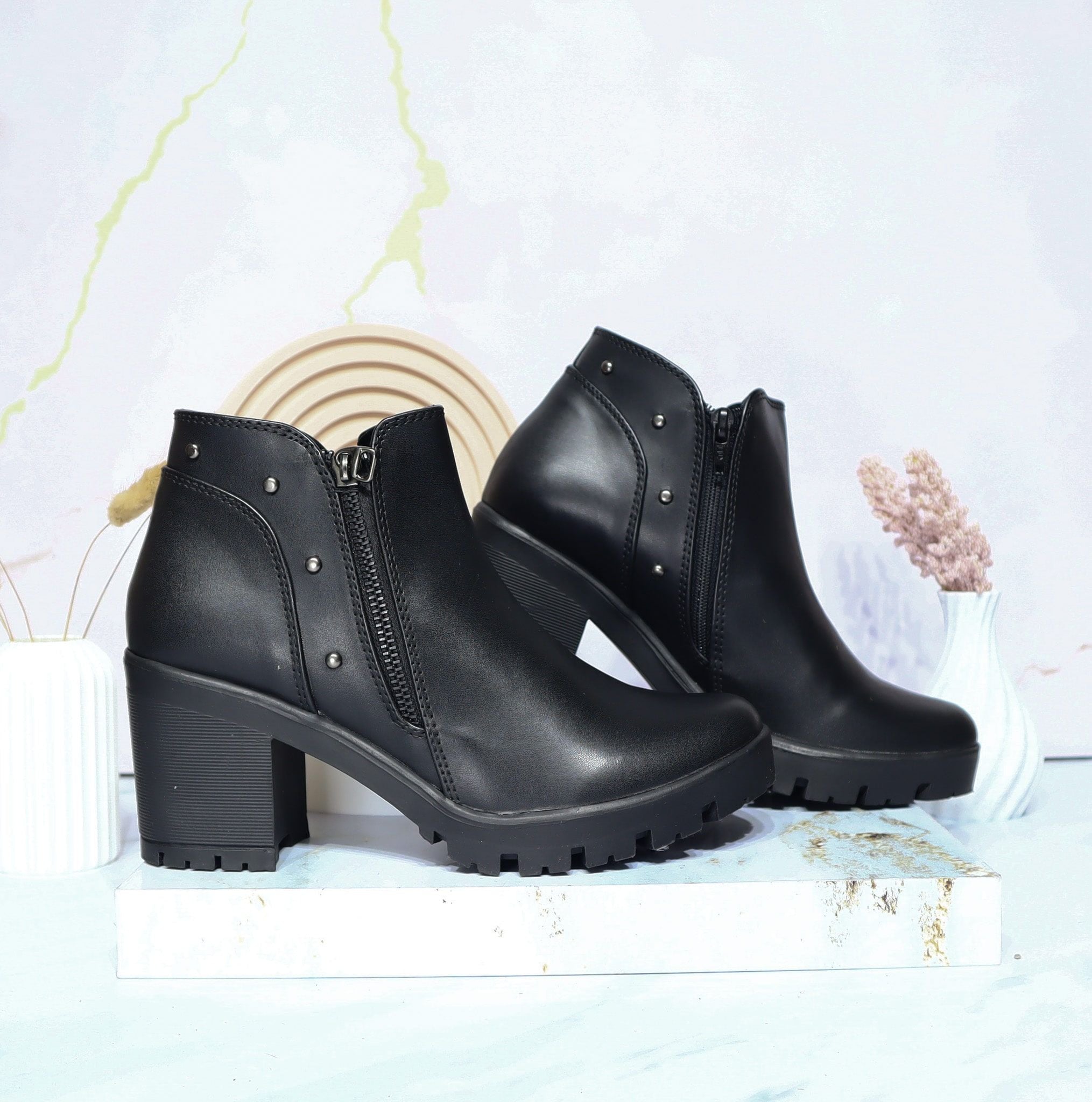Botin negro para mujer 1818-Z62