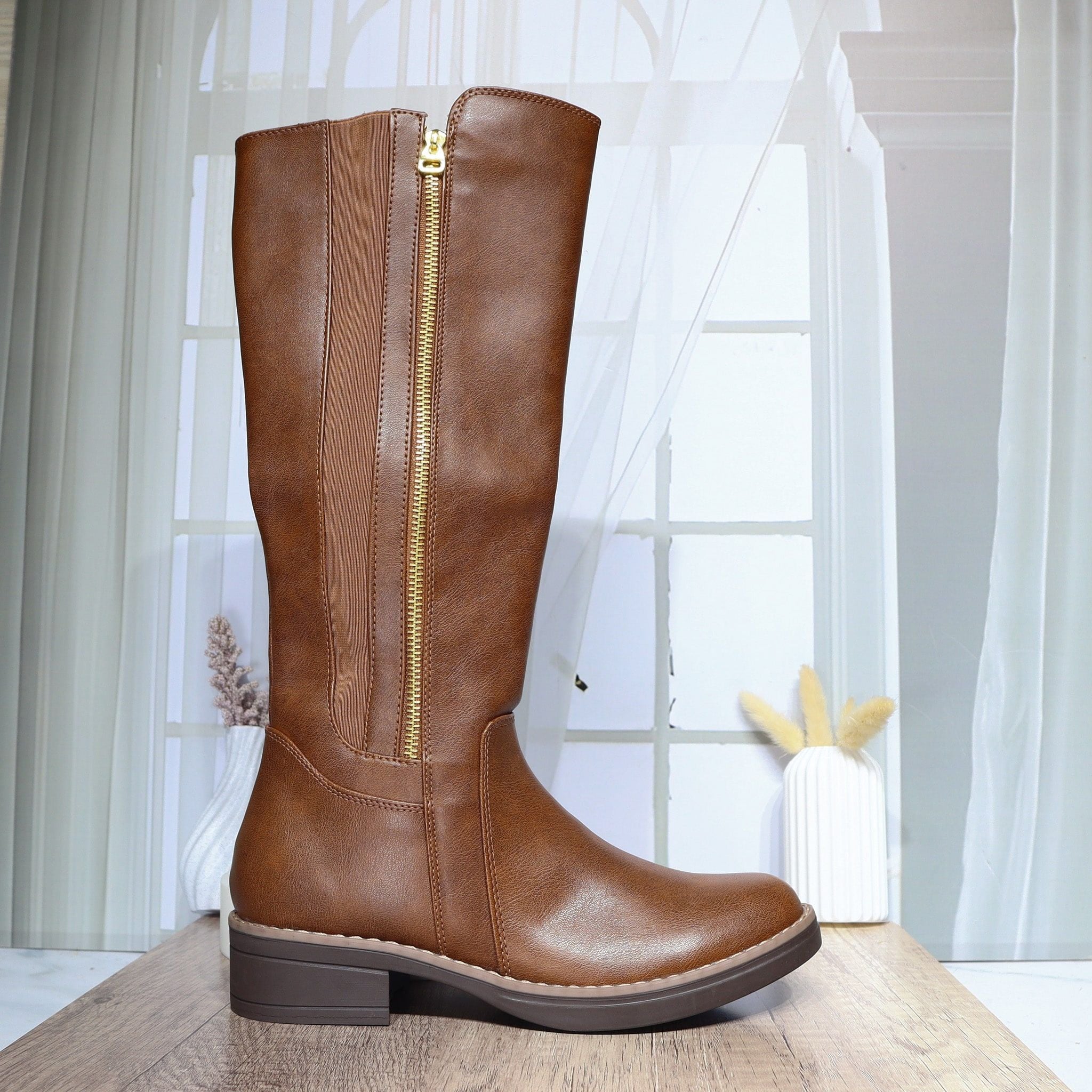 Bota miel para mujer 1843-Z62