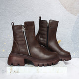 Bota cafe para mujer 2021-Z227