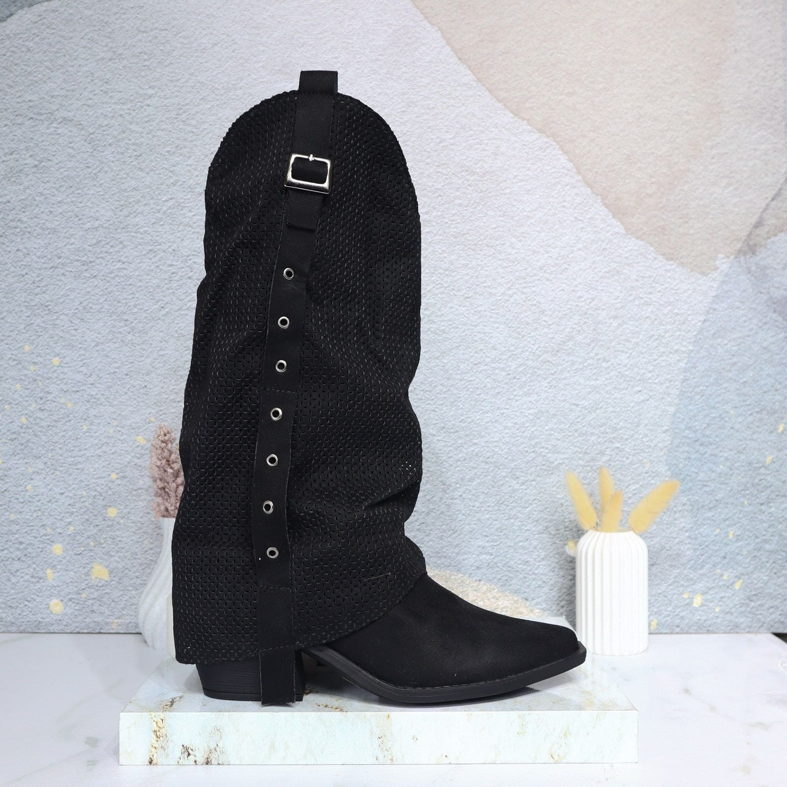 Bota negro para mujer 25112-Z22