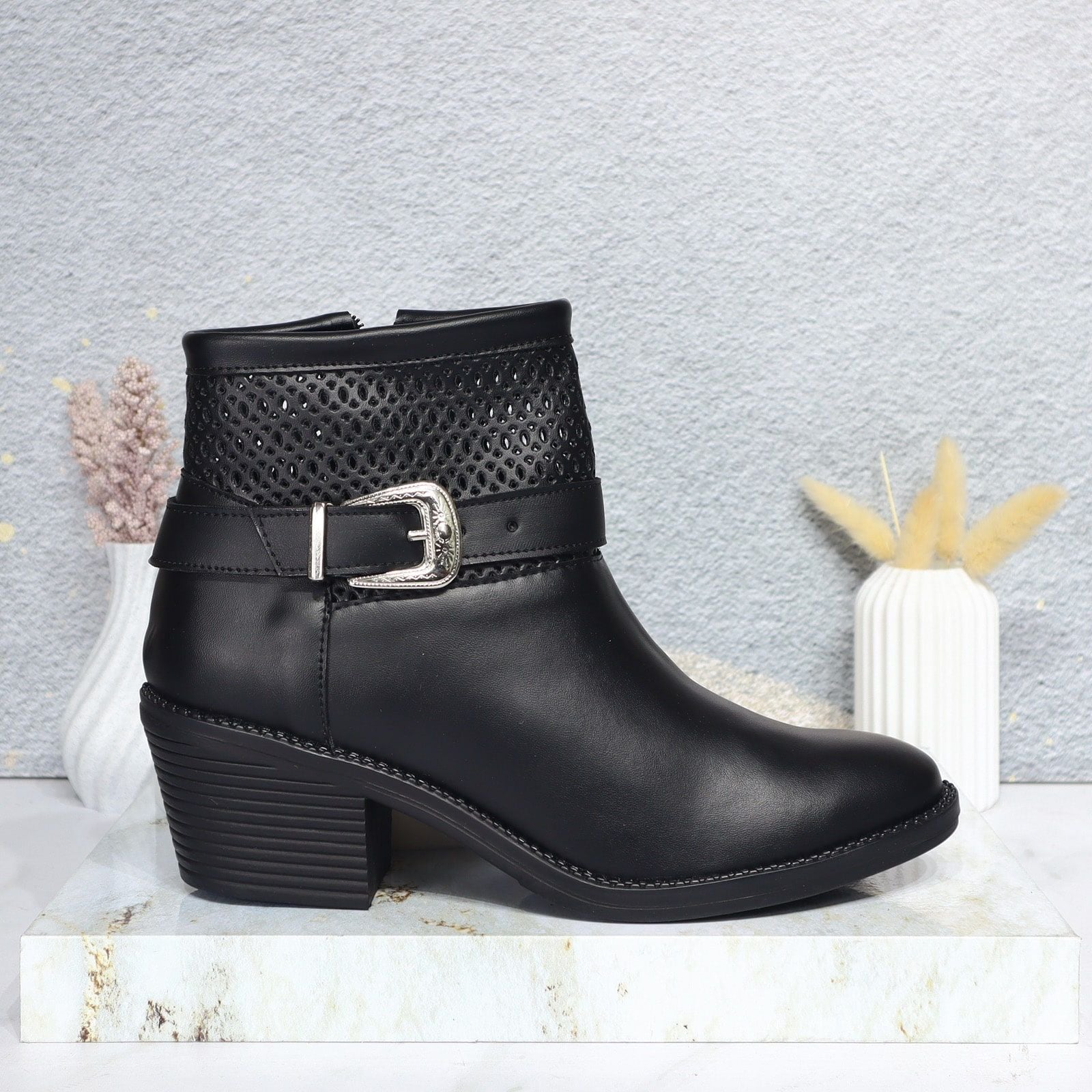 Bota negro para mujer 25117-Z22